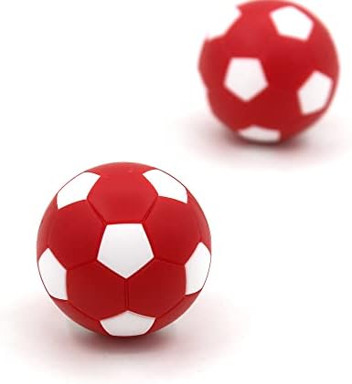 BQSPT 32 mm foosball топки заболуваат топки табела за фудбалска игра замена на фосбол 16 парчиња, Foosball Multicolor топки Официјален
