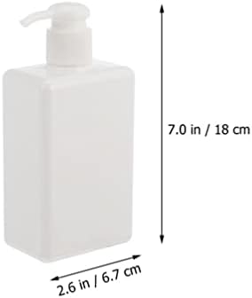 Зеродеко сапун диспензерот 3 парчиња диспензери за сапуни шише за полнење на лосион пумпа за лосион пластично преносни шампони
