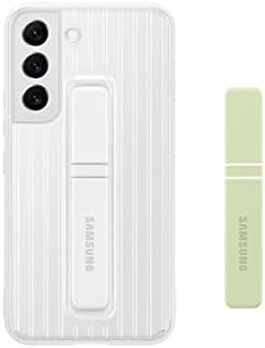Samsung Electronics Galaxy S22 Заштитна стоечка обвивка, Телефонски телефон со висока заштита, 2 одвојливи кикслации, 2 агли на гледање,