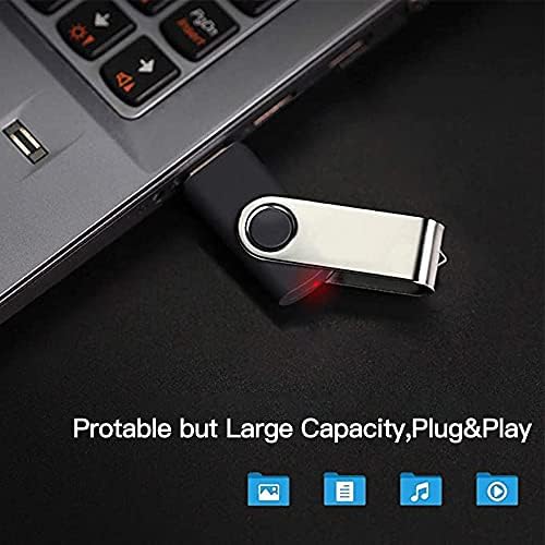 32GB USB Флеш Дискови 5 Пакет, TYSHCY 32 GB USB 2.0 ПАЛЕЦОТ Дискови Вртливата Меморија Стап Скокни Диск Поштенски Диск СО LED Светло ЗА Складирање