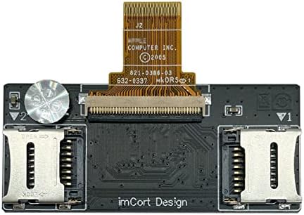 Fleane FIP02 Двојно микро SD адаптер за iPod Classic Ipod Video 5th 5.5. 6.5.5. 7.5.5.5 -ти Адаптер за TF картички Заменете го MK8022GAA MK1634GAL