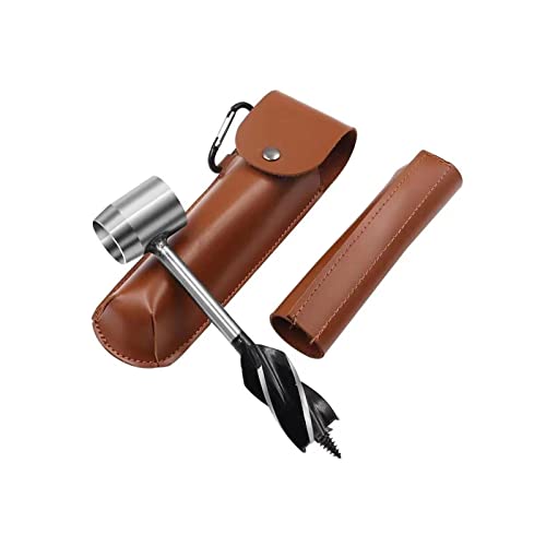 Bushcraft Hand Auger Sker, Алатка за преживување на доселеници, Scotch Eye Wood Auger Bit, Manual Auger Outdoor Wood Peg и