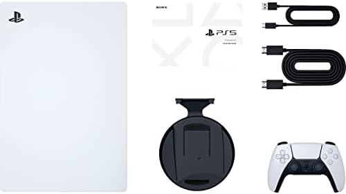 Sony PlayStation 5 Discion верзија PS5 Gaming Console Horizon Bordden West Bunder - 16 GB GDDR6 меморија, 825 GB SSD, 4K Blu -ray плеер, WiFi 6, Bluetooth 5.1, Ethernet, Tempest 3D Audiotech