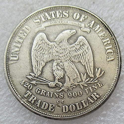 СКИТНИЦИ МОНЕТИ САД Морган Долар Странска Копија Комеморативна Монета 47