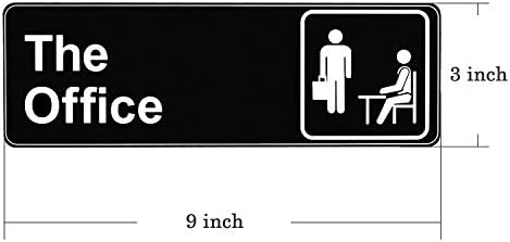 Нов канцелариски знак пластика без надворешна храна или пијалок врата/wallид знак -Ред за мажи, жени, унисекс 3 x 9 црвено