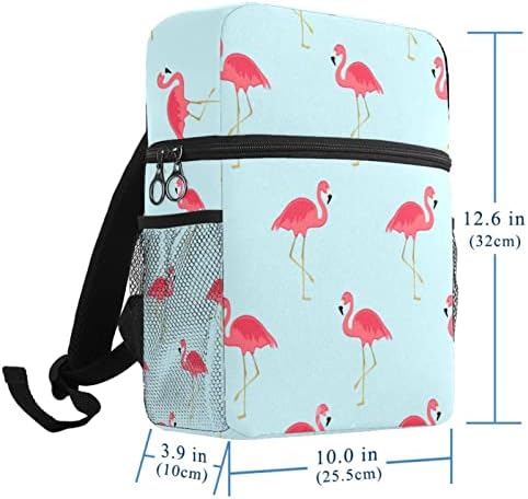 Vbfofbv ранец за жени дневен пакет ранец Пакет обична торба, животински тропски розов фламинго