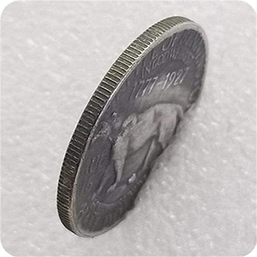 Антички Занаети Американски Половина Долар 1927 Против Сребрен Долар Комеморативна Монета Монета Колекција 1570