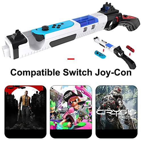 Контролер на снимање за снимање за игри за лов на Nintendo oyој-Кон, 1 компјутерски прекинувачи за прицврстување на рачни додатоци компатибилни со игри на Nintendo Switch