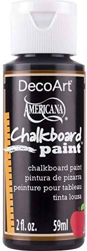 Desoart DS90-3 Americana Chalkboard Paint, 2-унца, црна чеша