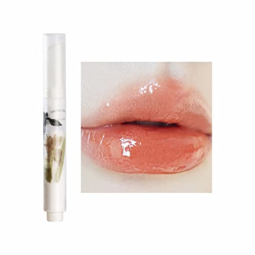 Xiahium lip сјај заптивки мед мелем за усни мелем пенкало не бледнее без стап во водоотпорна навлажнувачка белење црвен кармин природен сјај