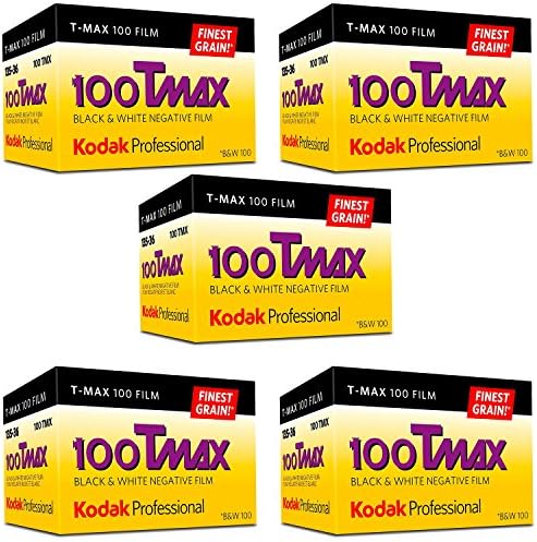 Кодак Професионален 100 Tmax Црно Бел Негативен Филм 35mm 36 Експозиции 5 Пакет
