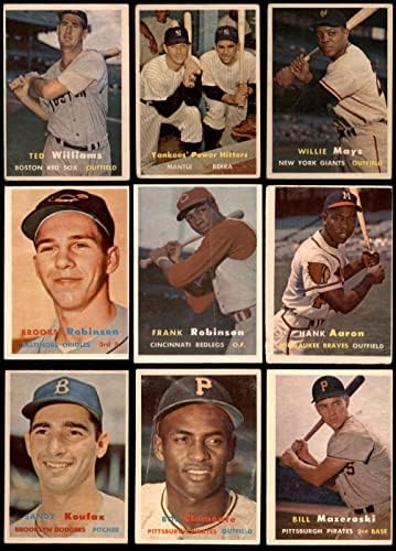 1957 година Бејзбол Топпс комплетен сет GD+