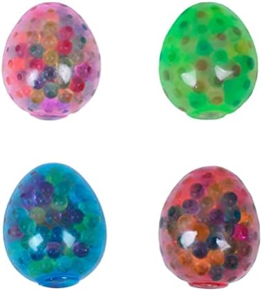 Faruxue анти-стрес вода монистра стискаат топки за деца и возрасни, шарени монистра што се впуштаат во играчки со јајца против стрес меки топки