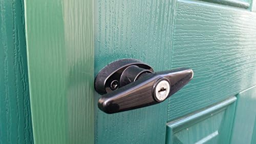 Комплет за заклучување на вратата на вратата-подолг 5-1/2 стебло-Вклучува 2 копчиња, 2 завртки, клуч на Ален, 5-1/2 стебло, брава за брава, заклучување