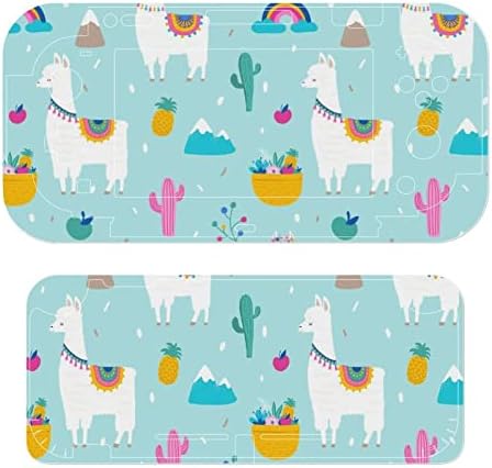 Llama Alpaca Cactus Cock Decals Cock Decals целосен поставен заштитник за затрупување на налепници на лични плочи компатибилни со Switch