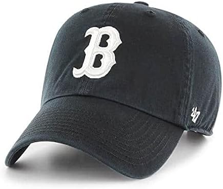 '47 Бостон Ред Сокс Исчистете го капачето за бејзбол тато - црно/бело