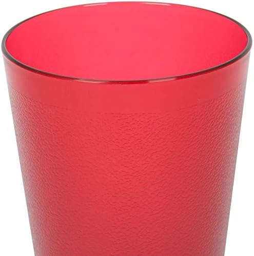 32 мл. Чаша за Пијалоци во ресторан, Чаши Што Се Редат, Комерцијална Пластика Отпорна на Кршење, Комплет од 4-Црвена Боја