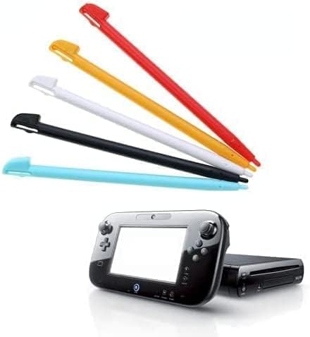 2 ПАРЧИЊА Пластичен Екран На Допир Пенкало Комплет За Wii U WIIU Gamepad Конзола