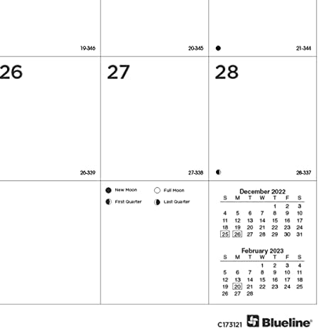 Блулин 12-Месечен Ѕиден Календар, Сочни Растенија Фотографија, 12 х 17, Бели/Разнобојни Листови, 12-Месец: 2023