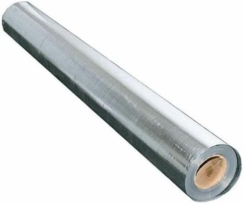 Зрачна пареа бариера цврста изолација ролна алуминиумска фолија топлински штит 2x200ft
