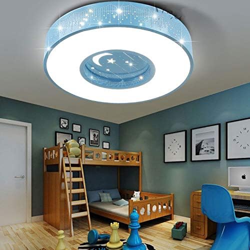 Детска соба таванска ламба момче девојче бебе спална соба картонска ламба креативен круг декорација предводени тавански светла