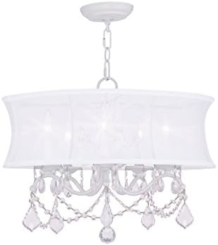 Livex Lighting 6305-03 Newscastle White Chanderier