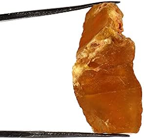 GemHub 17 CT груб камен жолт опал за заздравување, обвивка од жица, накит што прави лабав скапоцен камен