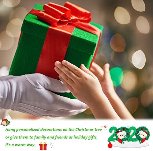 Китвеј 2020 Персонализиран украс за новогодишна елка - Преживеано семејство специјално зачувување, име на име на DIY Божиќни украси