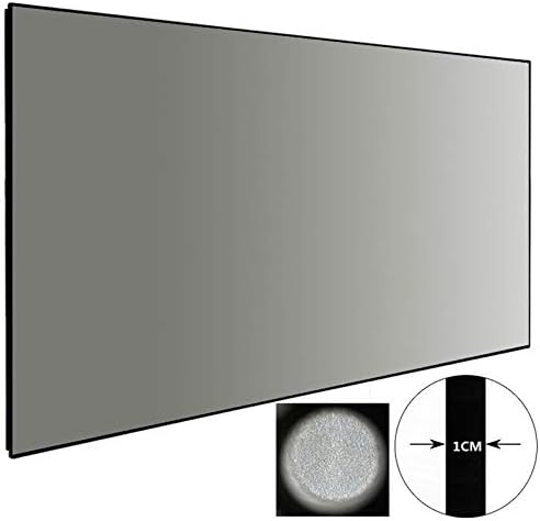 LDCHNH 2.35: 1 Формат 4K Тенка рамка фиксна рамка за проекција на рамка со екран на кино сива рамка