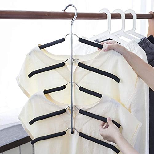 WPYYI Hanger Rack Shawl Class Clachet Multifunctional облека Облека отпорна на облека за облека, решетката за домаќинство повеќеслојна облека