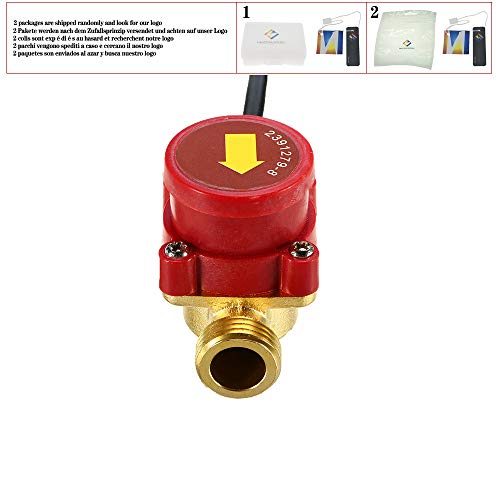 1pc Практичен Сензор За Проток На Вода AC220V 120W 0.5 Машки Конектор За Навој Циркулациона Пумпа Контролер За Притисок На Проток На Вода