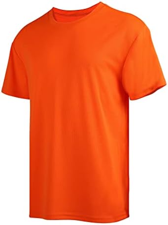 5 пакувања Брзи суви маици за мажи со кратки ракави со краток ракав Активни атлетски перформанси кои работат летни врвови