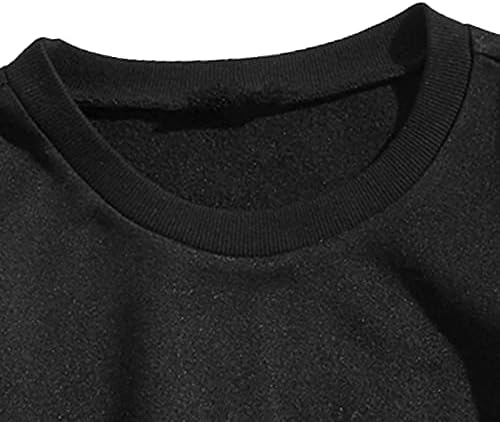 Женски модни жени дневно печатено џемпер со долга пукалова буква печатење на вратот печатење со долг ракав женски