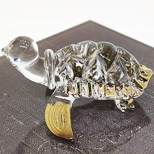Sansukjai желка море минијатурни фигурини животни со рачно разнесено стакло уметности колекционерски подарок