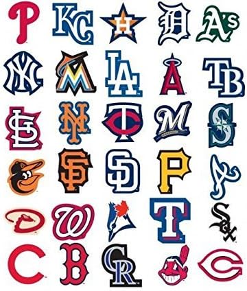 МЛБ 4 Налепници За Лого На Тимот На Лос Анџелес Ангелс Постави Индивидуални Официјални Амблеми На Бејзбол Шлемови Од Големата Лига На Анахајм