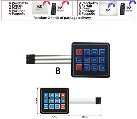 BZCemind 1 * 2 3 4 5 Копче за мембрана на копчето 3 * 4 4x5 тастатура на низа на матрица 1x6 тастатура со LED контролен панел