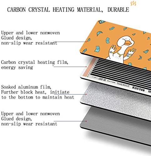 Подлогата за греење на нозете брзо се загрева, преклопен панел за греење со три брзински прилагодувања на јаглеродниот кристал, температура: