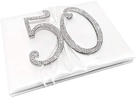 50-годишнина Од Свадбата Роденден Книга За Гости Меморија Спомен Подарок