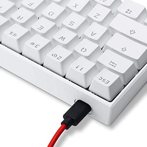 Корн Anne Pro 2 61 Копчиња Механичка тастатура за игри 60% TRUE RGB BECLIT - WIRED/Безжичен Bluetooth 5.0 PBT Type -C до 8 часа продолжен траење на батеријата