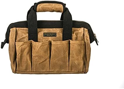 Торба со алатки ReadyWares, торба со восочен платно со тешки работи за опрема, алатки, материјали и опрема