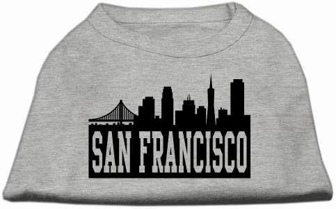 Сан Франциско Skyline Scrint Bog Chirts Grey XXL
