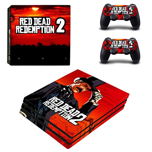 Игра GRed Deadf И Откуп PS4 ИЛИ PS5 Кожата Налепница За PlayStation 4 или 5 Конзола и 2 Контролори Налепница Винил V8875