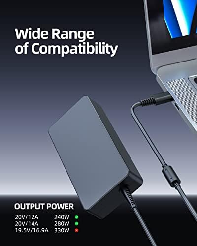 UL наведен Charger 280W USB TIP FIST FOR MSI GE76 GE66 Raider MSI GP76 GP66 Leopard WE76 WE76-11UX A18-280P1A S93-0409330-C54 лаптоп AC Адаптер за напојување Адаптер за напојување Адаптер