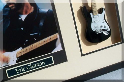 Ерик Клептон гитара сенка во сенка рамка од црна боја