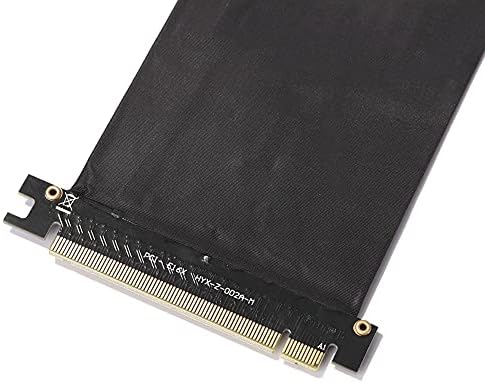 Конектори PCIE 3.0 16x графички картички за продолжување на картичката 90 степени PCI -E Express X16 Riser картичка Адаптер