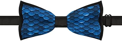 Weedkeycat сина риба скала стил смешна вратоврска пред-врзана формална лак врски прилагодлива лакови отпечатена за мажи