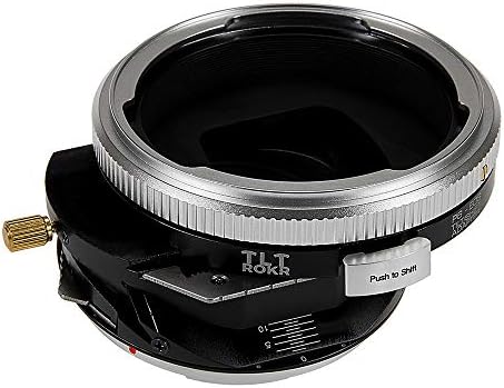 FOTODIOX PRO TLT ROKR навалување/смена леќи Адаптер Компатибилен со Pentacon 6 леќи на Canon EOS EF и EF -S камери - со чип за потврда на фокусот Gen10