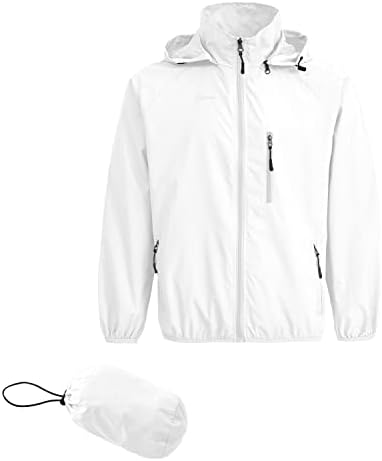 СПМОР Машка лесна водоотпорна јакна за палто за ветерници за ветерници што работи