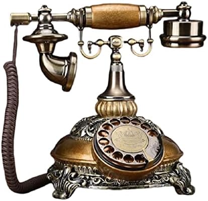 Zjhyxyh fshion Rotary Dial Lansline Телефонски кабел антички фиксен телефон
