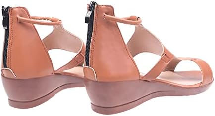 Сандали за жени клинови плус папучи за големина гроздобер римски сандали отворени пети флип апостолки слајдови обувки за вода чевли